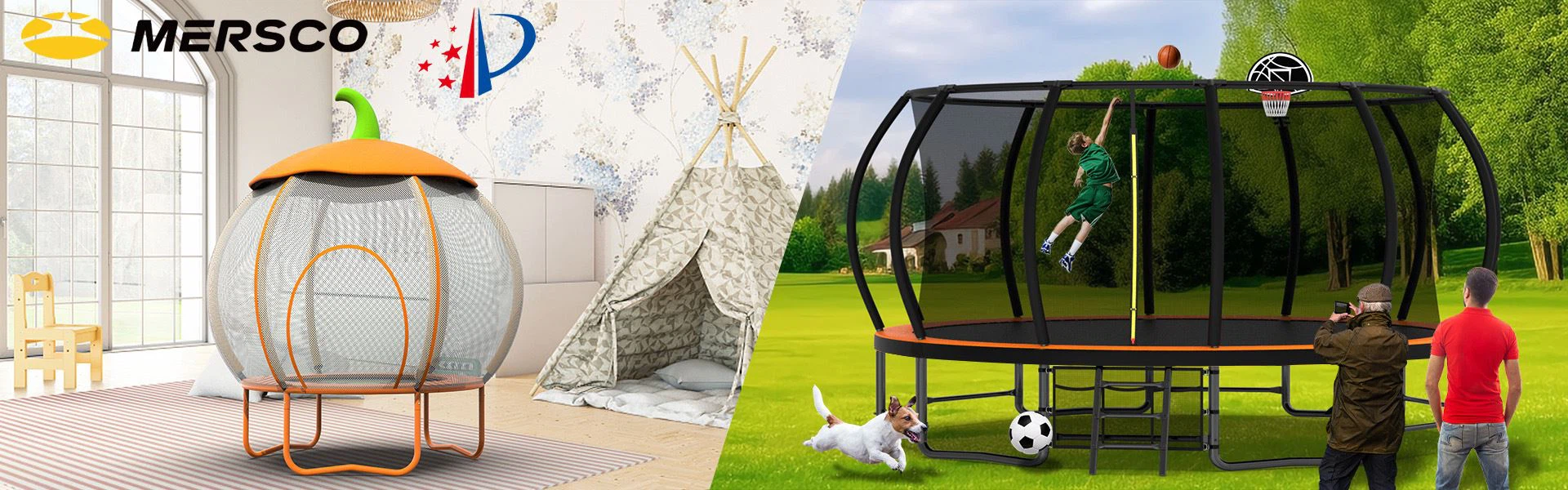 Mersco Outdoor Trampoline and Indoor Trampoline